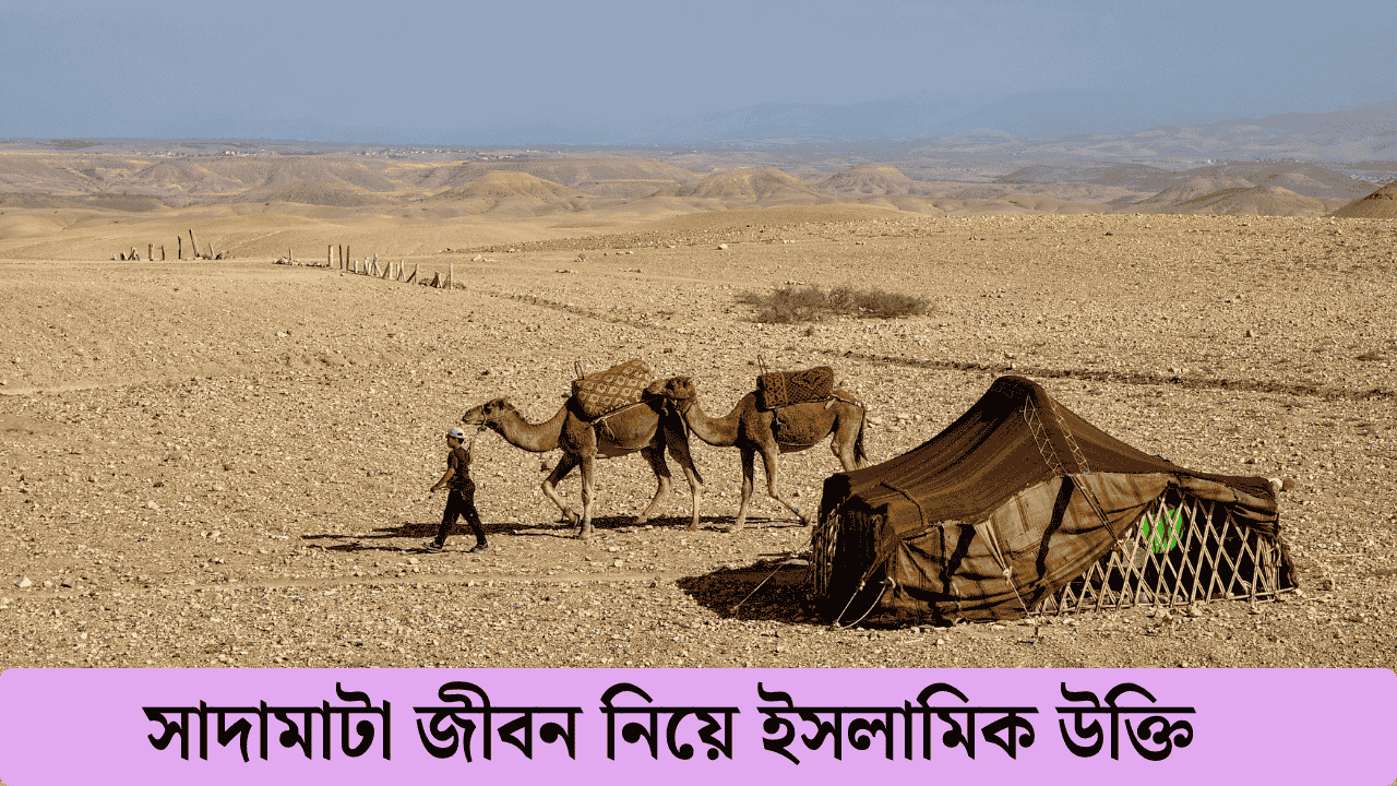 সাদামাটা জীবন নিয়ে ইসলামিক উক্তি