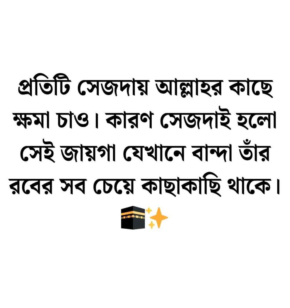 আল্লাহর কাছে ক্ষমা নিয়ে উক্তি