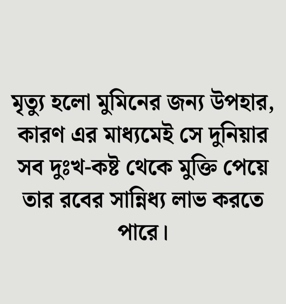 মৃত্যু নিয়ে ইসলামিক ক্যাপশন