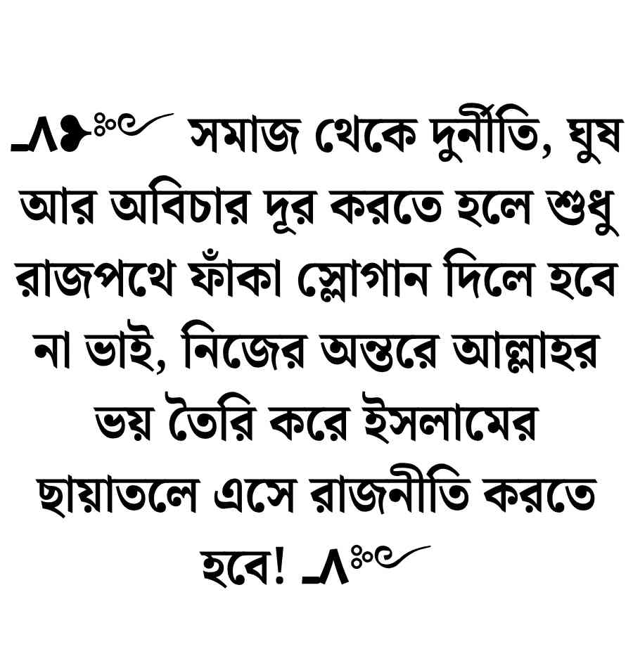 ইসলামিক রাজনৈতিক উক্তি