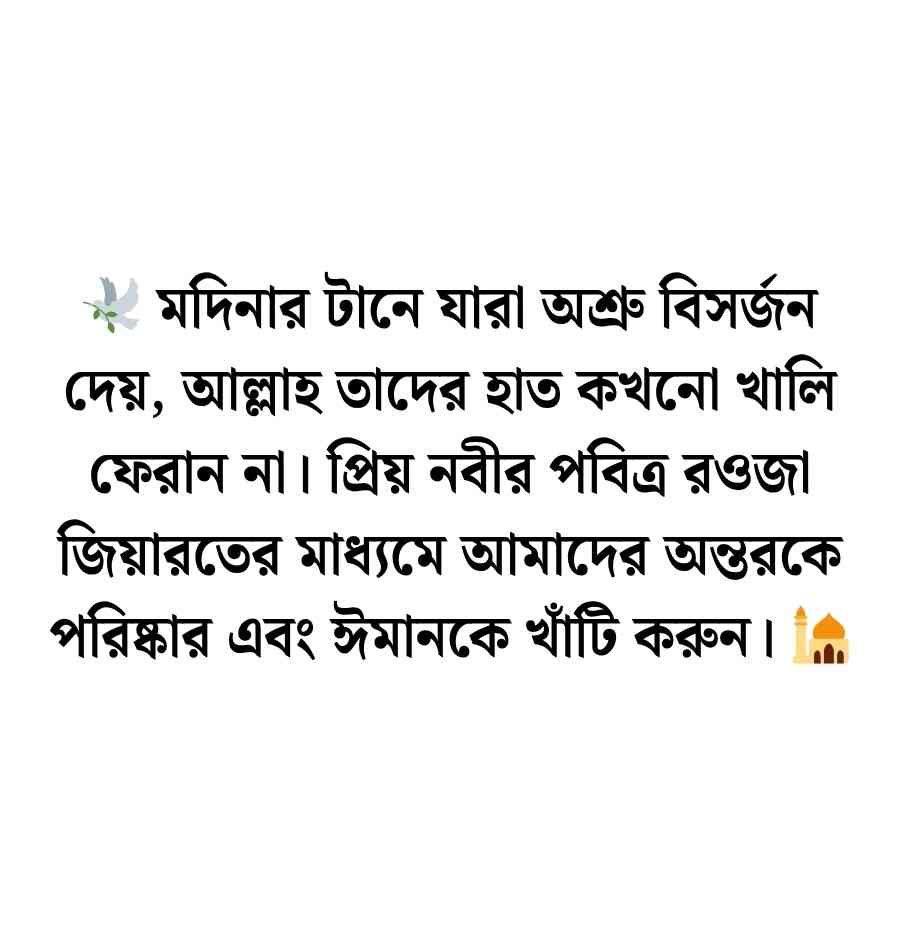 মদিনা নিয়ে ক্যাপশন