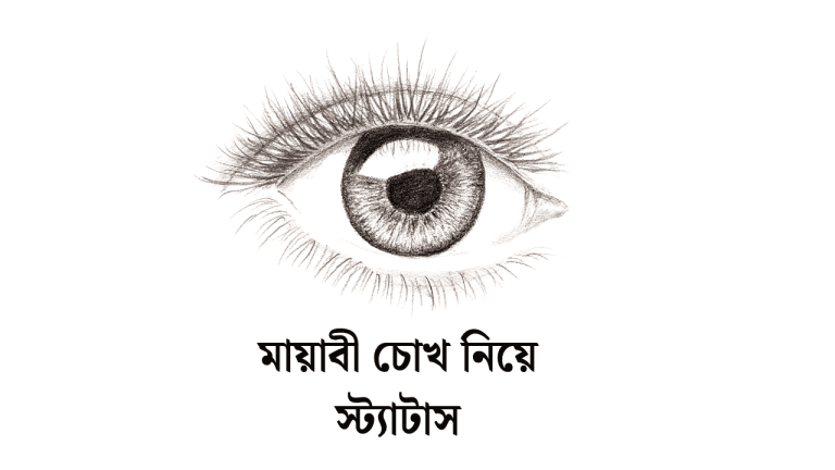 মায়াবী চোখ নিয়ে স্ট্যাটাস